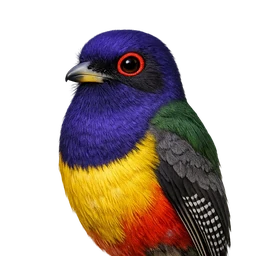 Violaceous Trogon, profile