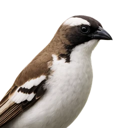 White-browed Sparrow-Weaver, profile