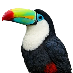 White-throated Toucan, profile