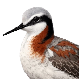Wilson's Phalarope, profile