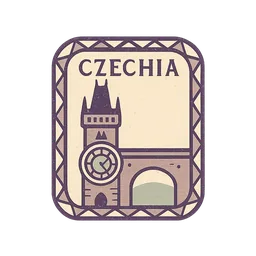 Czechia stamp