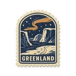 Greenland stamp