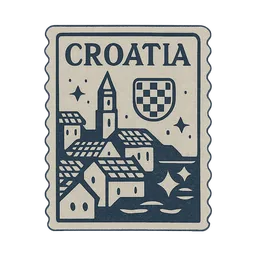 Croatia stamp