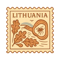 Lithuania stamp