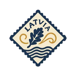 Latvia stamp
