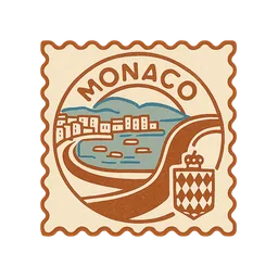 Monaco stamp