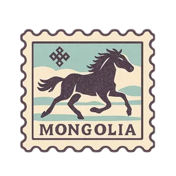 Mongolia stamp