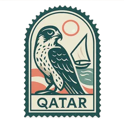 Qatar stamp